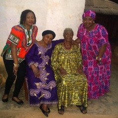 With Honorine, Her Mum and Aunty