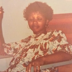Mama Comfort in her youthful days