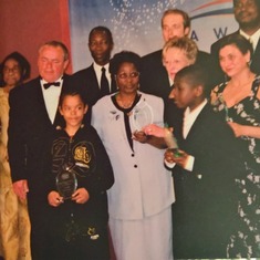 Group photo at award ceremony