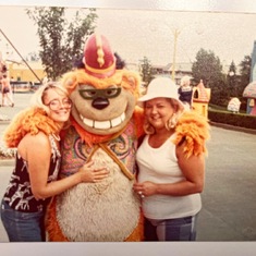 Pat and Connie at Kings Island (?)