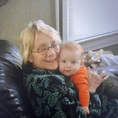 Connie with baby Riley (2010)