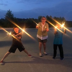 Sparklers at French Lick