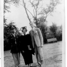 John, Cora, Ernest, Howard Graduation 1942