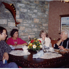 Thanksgiving Dinner c. 1990: Guests: Sara Raskin, Betsy Dickson