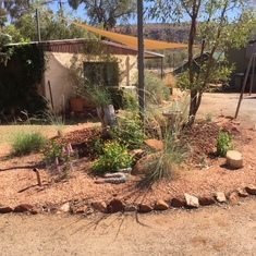 Rejuvenated Heart Memorial Garden at Campfire in the Heart, Alice Springs - With Fond Memories from Sue and David Woods 16/10/18