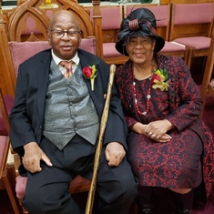 Rev. Dr.Alfred C.D. Vaughn and  First Lady, Dr. Lillian B. Vaughn (Parents of Corrogan R. Vaughn)