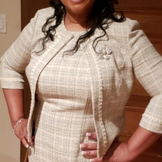 Audra, leaving home to attend Zion Baptist Church on December 1, 2019