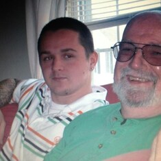 Cory and his late grandfather, Neil.