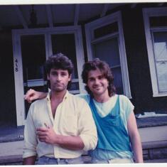 cos with friend on douglas st 1986