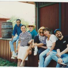 July 1 1995 U, Joe , Donna, Vick, Pat and Cos...cow town wichita ks
