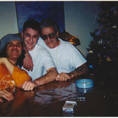Christmas 2004 cos, Jonathan, and John