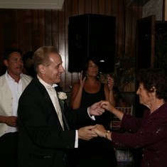 Dad & Grandma at Eric's wedding