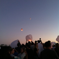 Celebration of Life - Wishing Lanterns - Wind and Sea Beach La Jolla