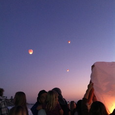 Celebration of Life - Wishing Lanterns - Wind and Sea Beach La Jolla