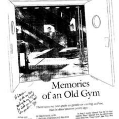 Memories of an Old Gym pg 1
