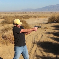 Craig loved to shoot his gun.