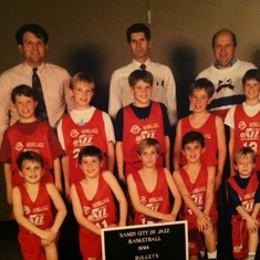 Craig coaching Chris's basketball team