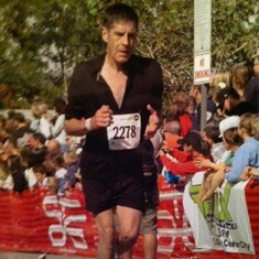 Craig running a marathon