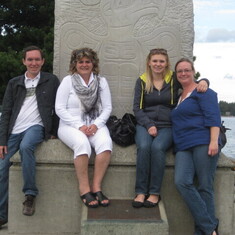 Craig with family on Vancouver Island