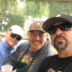 Craig, Dan and I bbq’ing out at Coyote Ranch...always a great time!
