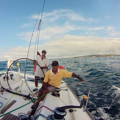 Craig and Shaw on 'Tailwind', Newcastle race 2014