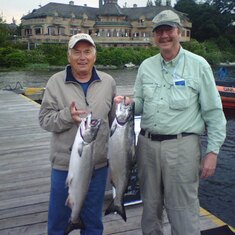 A successful fishing trip - with Alan Vandevert