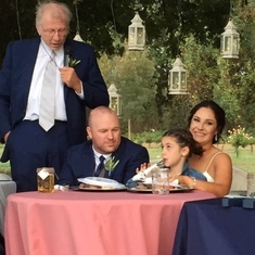 Fatherly toast to the newly married couple - September 2019