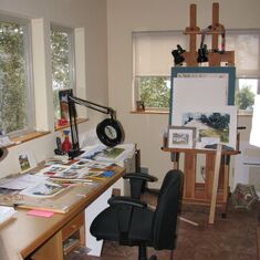 Craven's studio
