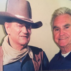 Curt was an avid John Wayne fan and a collector of anything John Wayne