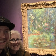 Visiting the Monet show