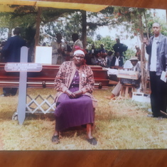 Gachira wa Stephen as many of us called him never shied from public duty. In the picture taken in August 2002, he is presiding over proceedings of my late father's funeral. May he rest in pe