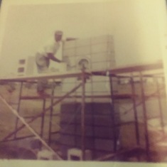 My daddy on one of his jobs in southern Illinois 
