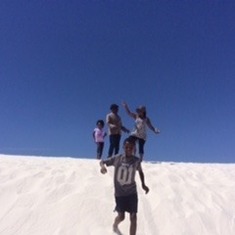 White Sands with Daniel and Allison Teneng
