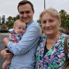 Michael, Paul & Dagmar on Mother's Day 2018