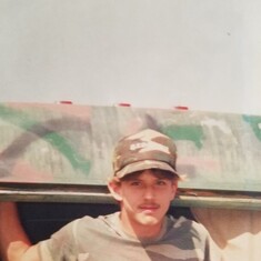 What dale looked like when I met him.... my handsome redneck