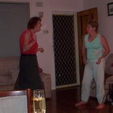 Mother drunk dancing 