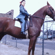 Mom on her horse
