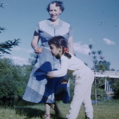 Mom and Bayo 1952