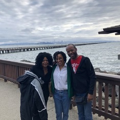 My first time in the Bay - Uncle Dale and Aunt Marcia took care of me! Will cherish that memory