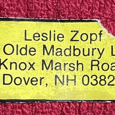 Leslie’s address where he died