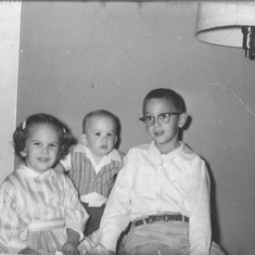 Children Jim, Janet and Dick 1958