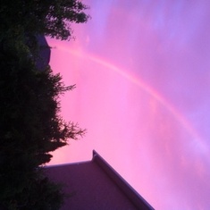 Rainbow at Damian's House