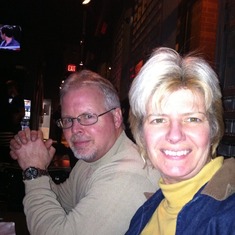 Mom and Dad at Zombie Burger