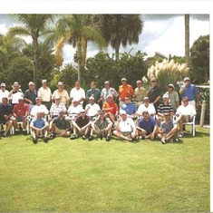 Golf w/all of his buddies