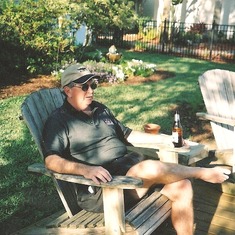 Relaxing on the dock