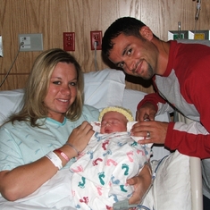Dan, Alex and New Baby Daniel