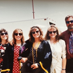Tami and Christine’s graduation, 1993