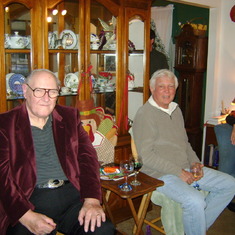 Dan with Gail Hunt - Thanksgiving 2008 in Los Osos