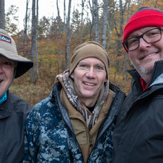 Dana, Dr. LaBanc and Dr. Meaders at AOFS Fishing Trip outside Asheville, NC 11/3/2018