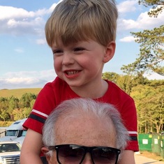 Grandpa and Charlie at the fair